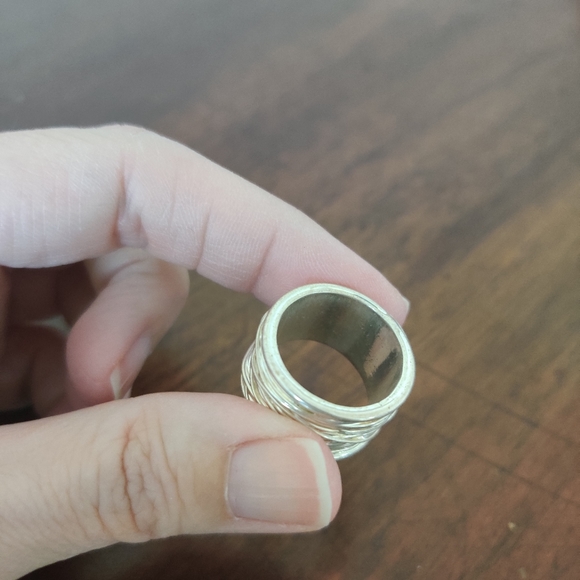 Silver thread ring - Picture 4 of 4